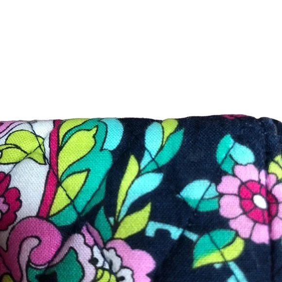 Vera Bradley Turnlock Wallet Paisley Petal Floral Organize - Picture 8 of 9